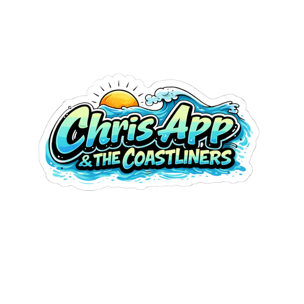 Chris App & The Coastliners Sticker