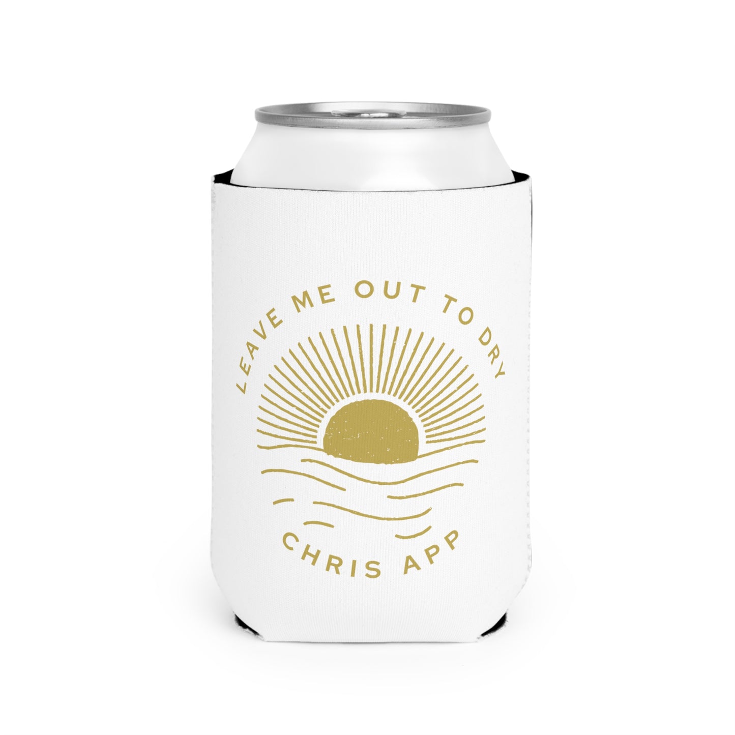 Out to Dry - White Can Cooler Sleeve