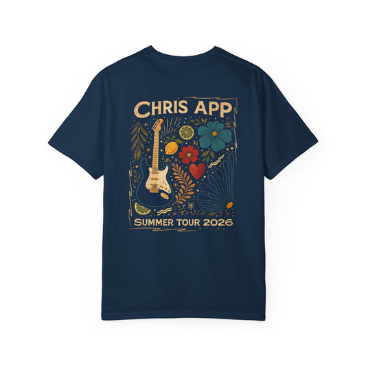 Guitar Floral Summer Tour T-Shirt