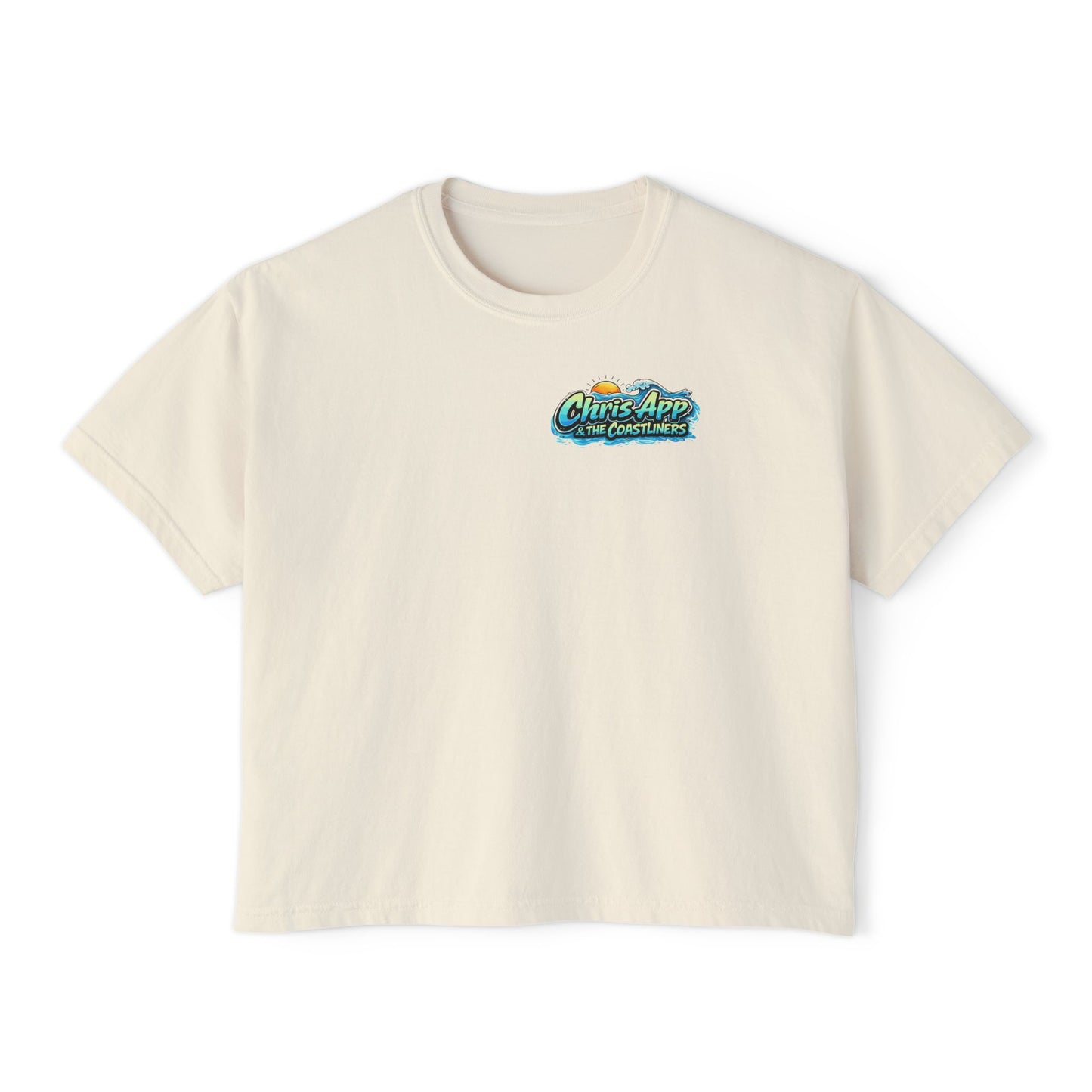 Women's Boxy Cropped Shirt - First Wave Tour