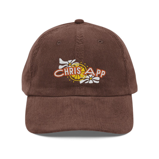 Vintage Corduroy Cap - Brown